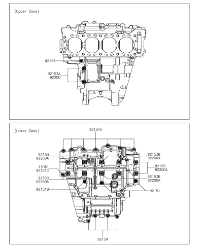 CRANKCASE BOLT PATTERN