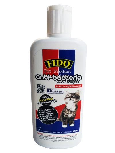 Fido Anti-bacteria Cat Shampoo (350ml)