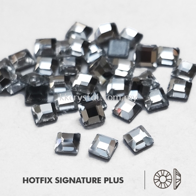 Signature PLUS, Special Shape, Code 806# Square Flat Back, 3mm, Crystal, 144pcs/pkt