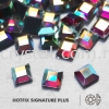 Signature PLUS, Special Shape, Code 806# Square Flat Back, 4mm, Crystal AB, 144pcs/pkt Hotfix Signature PLUS - Special Shape Hotfix