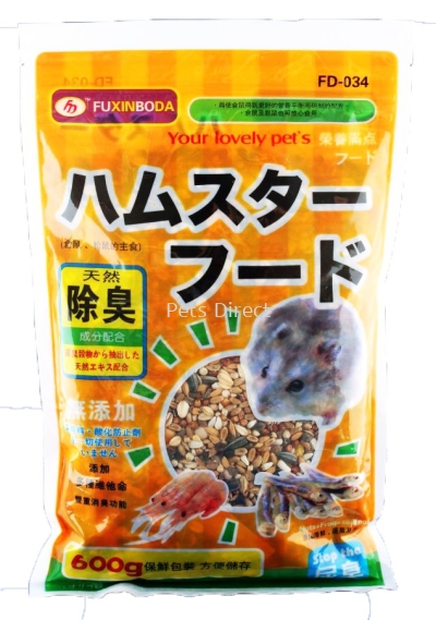 Fuxinboda Hamster Food (Nuts + Fruit + Seafood) 600g