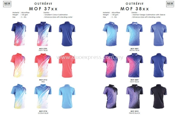 Sublimation Collar T Shirt