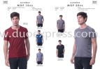 Roundneck Gym Wear Baju O Roundneck Microfibre T-Shirt  Baju Uniform Ready Made Promosi