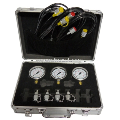 11PCS BOX PRESSURE GAUGE SET