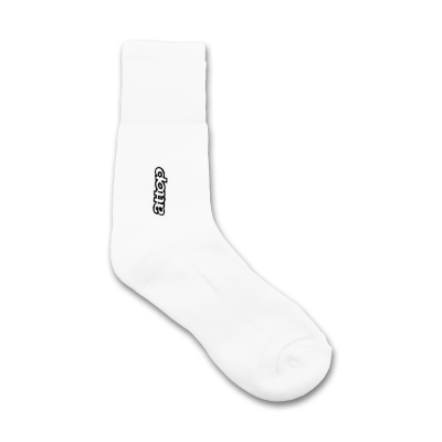 ATTOP SOCCER SOCKS AS06 WHITE