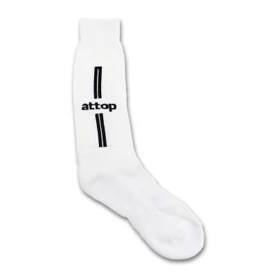 ATTOP SOCCER SOCKS AS07 WHITE/BLACK