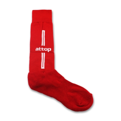 ATTOP SOCCER SOCKS AS07 RED/WHITE