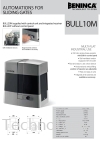 Beninca Bull10m AC Motor Sliding Gate System Autogate