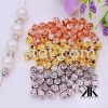 Corr Ball, 6mm, White Gold Plating, 20pcs/pkt Metal Beads  Jewelry Findings, White Gold Plating