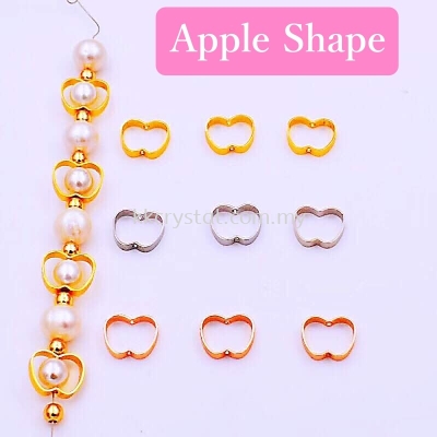 Diverter, Apple Shape, 9*11mm, 0283016, 50pcs/pkt 