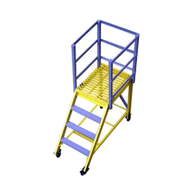Fibre Glass Maintenance Trolley Ladders