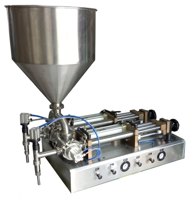 HPF-D series paste filling machine - double nozzle