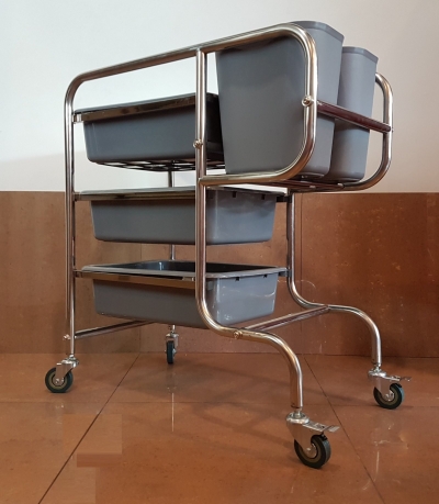 Fresh Stainless Steel Dish Collecting Trolley RDC-1 ID779377