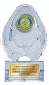 SOUVENIR STAND SS75 CLR Plastic Souvenir Stand Souvenir Stand / Plaque Award Trophy, Medal & Plaque