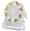 SOUVENIR STAND 18085 CLR GOLD Plastic Souvenir Stand Souvenir Stand / Plaque Award Trophy, Medal & Plaque