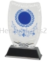 SOUVENIR STAND 61816 CLR BLUE A/B/C Acrylic Plaque Souvenir Stand / Plaque Award Trophy, Medal & Plaque