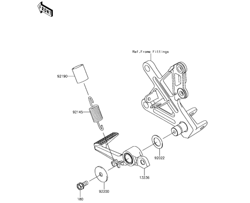 BRAKE PEDAL/TORQUE LINK