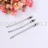 Clasp, Code 0283802, White Gold Plated, 5pcs/pkt Clasp  Jewelry Findings, White Gold Plating