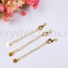 Clasp, Code 0283902, Gold Plated, 5pcs/pkt Clasp  Jewelry Findings, White Gold Plating