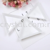 Plastik Mini Sorting Tray, Triangle, 7.4cm, 5pcs/pkt Beads Case / Beads Tray Displays