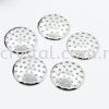 Perforted Disc, 16mm, Plated, 012010, 50pcs/pkt Pin Brooch, Pin, Shawl Pin  Jewelry Findings