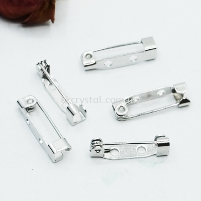 Pin Brooch, 19mm, Plated, 002011, 35pcs/pkt