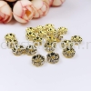 Seperator Rondelle, Curve, 8mm, Gold Plating, 20pcs/pkt Spacer, Rondelle  Jewelry Findings