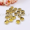 Seperator Rondelle, 8mm, Gold Plating, 20pcs/pkt Spacer, Rondelle  Jewelry Findings