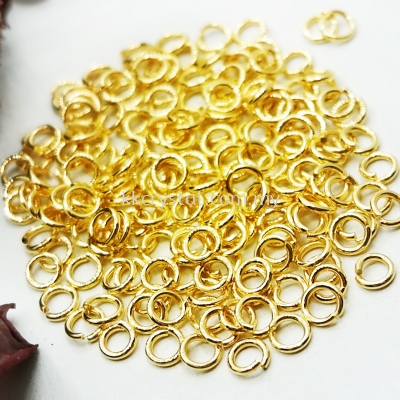 Jump Ring, 0.8x4mm, Gold Plating