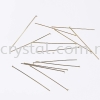 Head Pin, 08x50mm, Gold Plating Headpins, Eyepins  Jewelry Findings