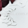 Fish Hook & Coil, Silver Plating Earring Findings  Jewelry Findings