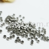 Crimp Beads (Stopper), 2.5mm, Plated Crimp Beads (Stopper)   Jewelry Findings