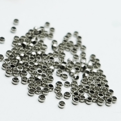 Crimp Beads (Stopper), 2.0mm, Plated