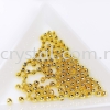 Plain Ball, 3mm, Gold Plating Spacer, Rondelle  Jewelry Findings