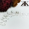 Clasp Style S, Silver Plating, 50pcs/pkt Clasp   Jewelry Findings