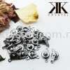 Clasp Button, 7x14mm, Plated, 20pcs/pkt Clasp   Jewelry Findings