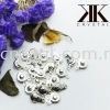 Clasp Button, 7x14mm, SIlver Plating, 20pcs/pkt Clasp   Jewelry Findings