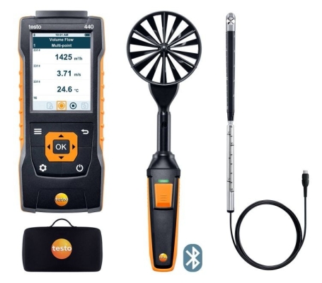 Testo 440 Air Flow ComboKit 2 with Bluetooth®