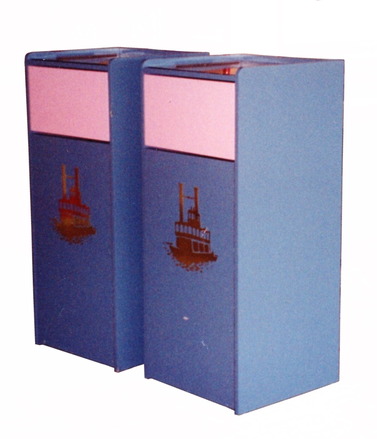 Dustbin 126W FRP Fibreglass Dustbin Fibreglass Furniture