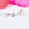 Pendant Clips, 3#, Silver Plating, 40pcs/pack Pendant Clips   Jewelry Findings