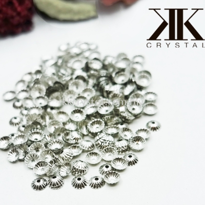 Beads Cap, P110201, 5mm, Plated, 110219