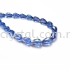 Crystal China, Teardrop 10mm, B56 Sapphire AB Teardrop 10mm Beads