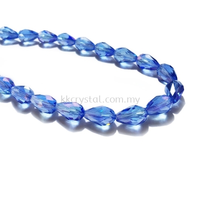 Crystal China, Teardrop 08mm, B56 Sapphire AB