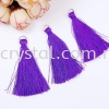 Tassel, Code 03#, Color 19#, 5.5cm,  Tanzanite, 10pcs/pack Tassel  Jewelry Findings