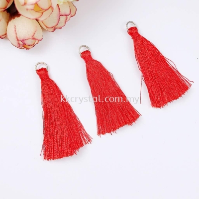 Tassel, Code 03#, Color 8#, 5.5cm, Light Siam, 10pcs/pack