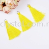 Tassel, Code 03#, Color 10#, 5.5cm,  Light Topaz, 10pcs/pack Tassel  Jewelry Findings