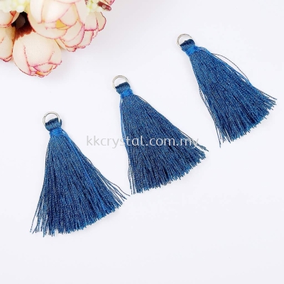 Tassel, Code 03#, Color 65#, 5.5cm,  Indicolite, 10pcs/pack