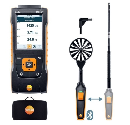 Testo 440 delta P Air Flow ComboKit 1 with Bluetooth®