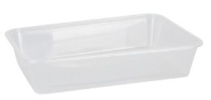 PP Rectangular Containers (500ml) Rectangular Containers Takaways Plastic Containers