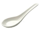 5 Inch PP Chinese Spoons (White) Chinese Spoons Party Plates & Cutleries